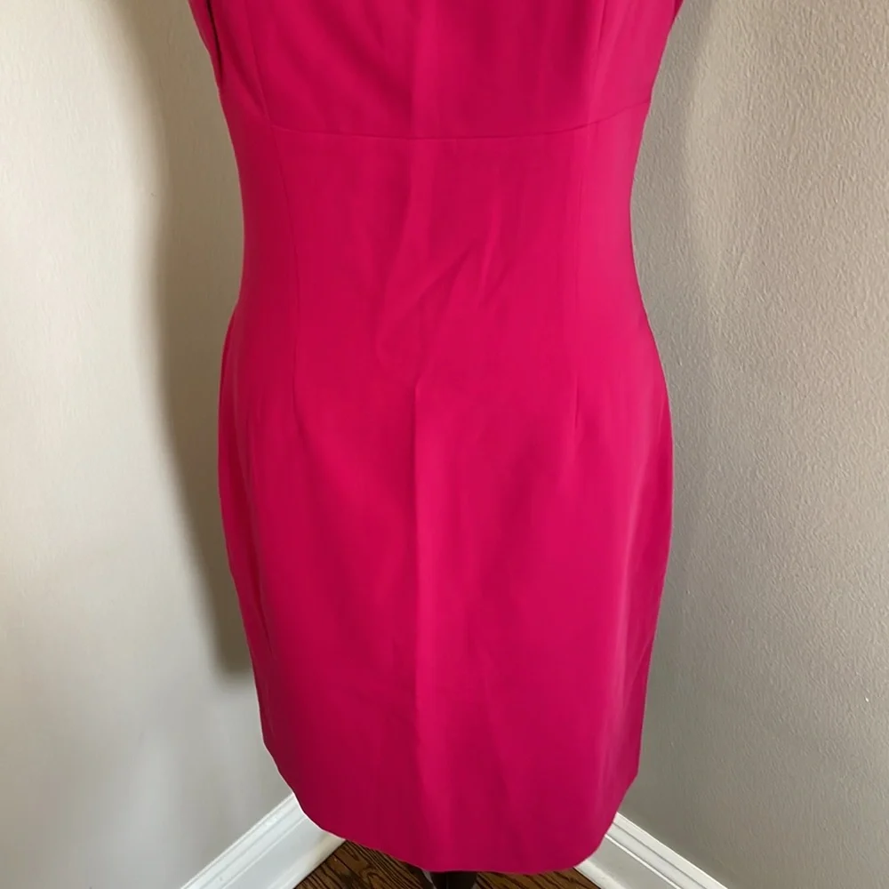 Tahari fuschia dres - Picture 3 of 10